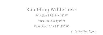 Rumbling Wilderness Print